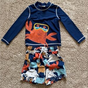 Carter’s Bathing Suit Rash Guard Set 24M/2T